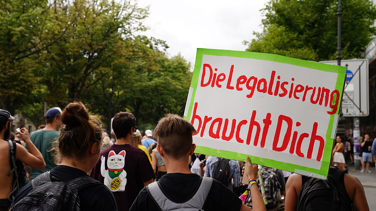 Pro-Cannabis Parade Berlin 20219